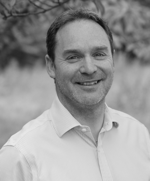 B&W image of Damien Mulligan
